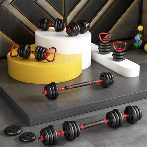 what are factory dumbbells made of